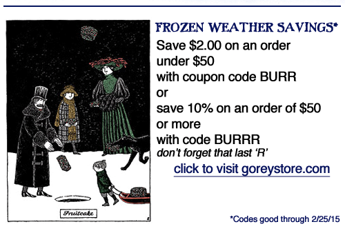 Use coupon code BURR or BURRR to save