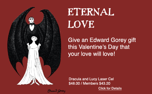 Give an Edward Gorey gift this Valentine's Day